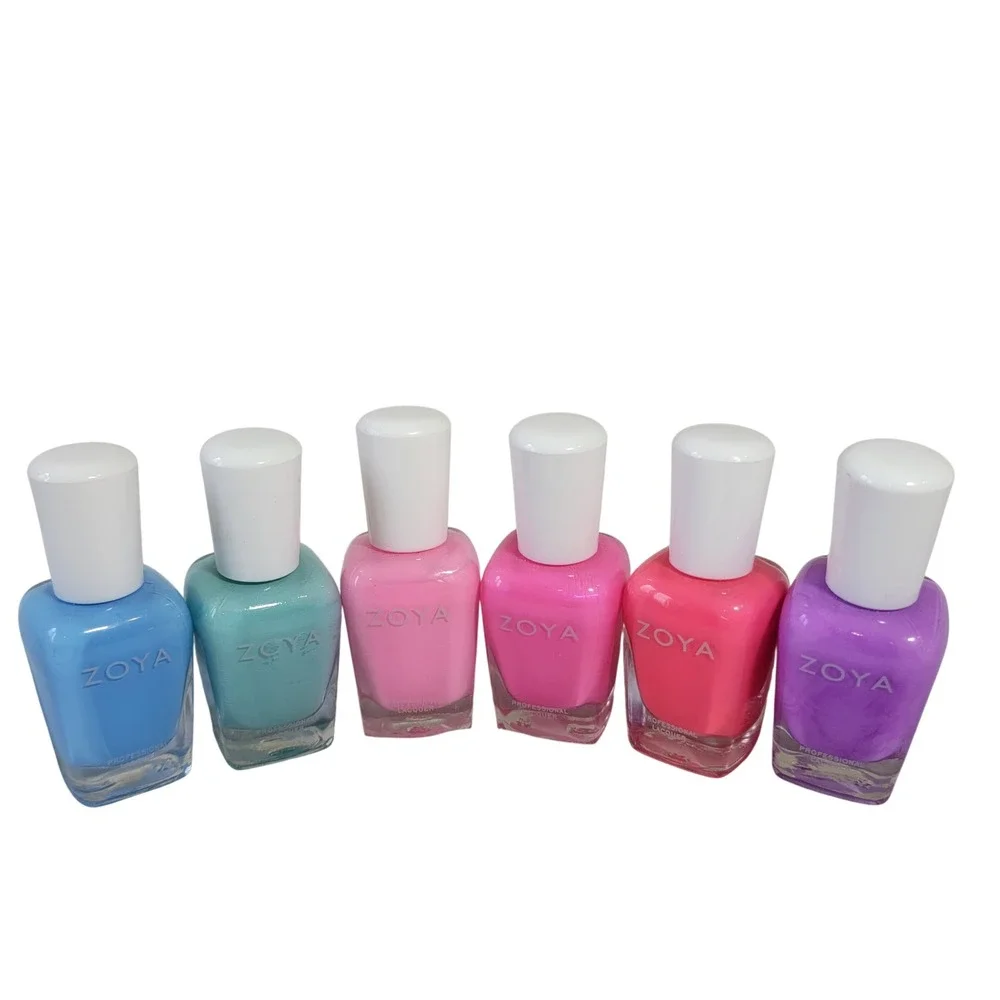Zoya Nail Lacquer Lot 6 Boo Capri Paisley Loni Yohanna Candy Beachy Brights 2025